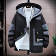 thumbnail image 6 of 2023 Autumn/Winter New Fashion Trend Hooded Jacket Men‘s Casual Loose Comfort Plus Fleece Thickened Warm High Quality Coat M-4XL, 6 of 7