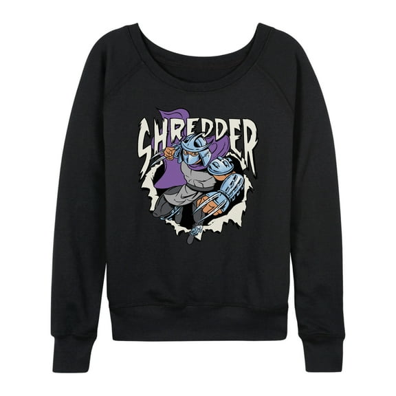 Teenage Mutant Ninja Turtles - Shredder Lights - Women's Lightweight French Terry Long Sleeve Shirt
