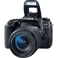 thumbnail image 2 of Canon EOS 77D DSLR Camera with 18-135mm Lens Bundle w/ Memory Kit + Bonus 10-18mm Lens (Intl Model), 2 of 5