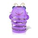 thumbnail image 2 of abeja sostenedor de vela (púrpura) de la lámpara huracán ornamento práctica creativa ornam Tooarts escultura de hierro, 2 of 7