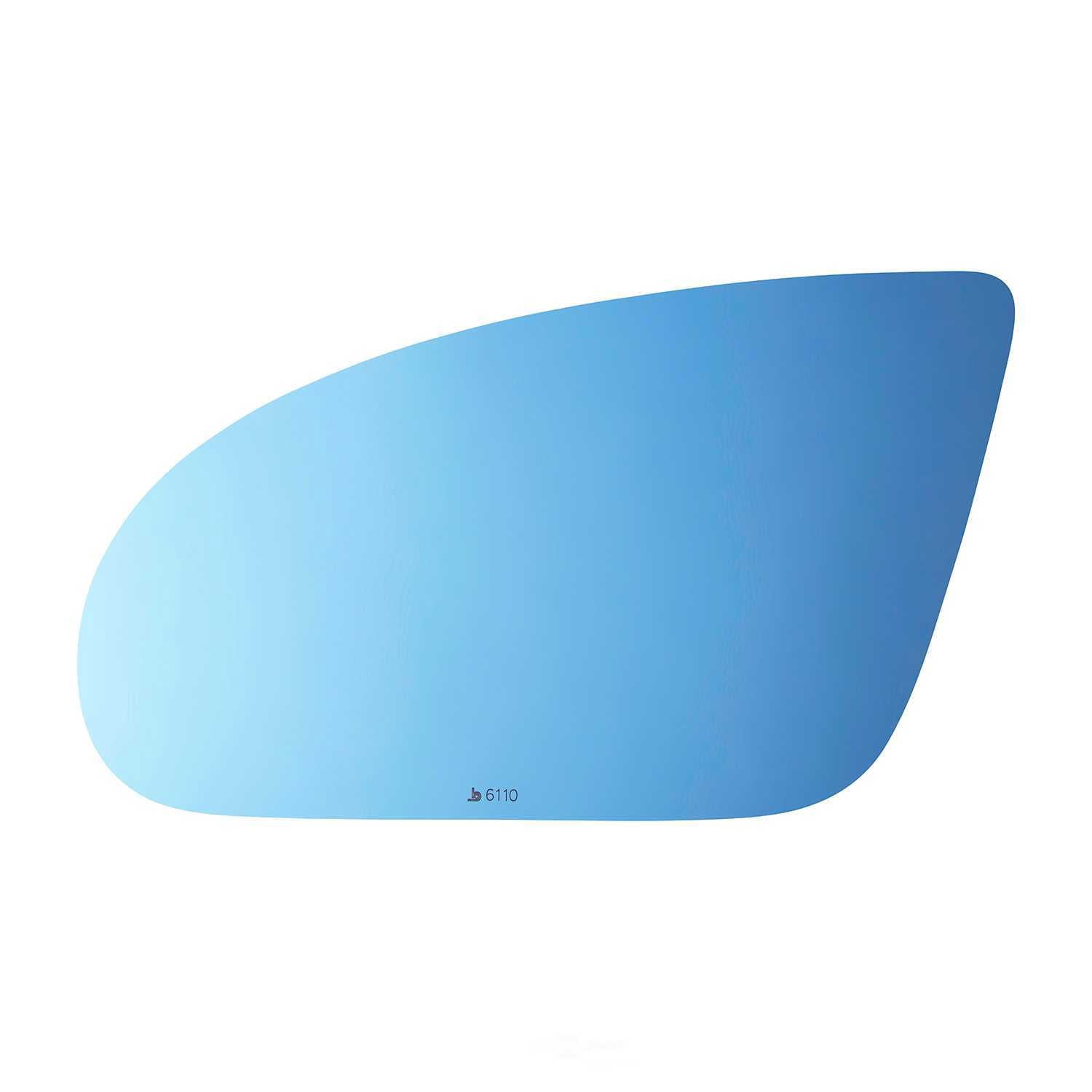 Burco Side View Mirror Replacement Glass - Blue Glass - 6110