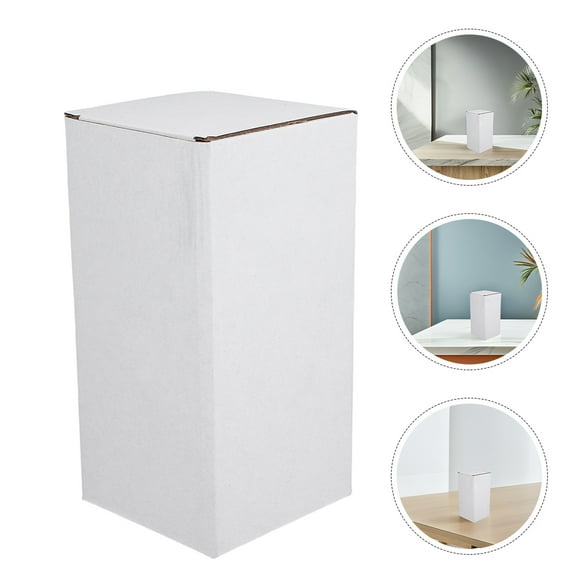 HOMEMAXS 5pcs Cardboard Boxes Corrugated Storage Bins Corrugated Cardboard Boxes Pantry Organizer Bins for Shipping Mailing and Packaging