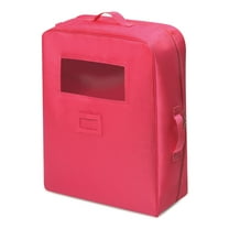 Double Doll Travel Case with Bunk Bed and Bedding - Pink