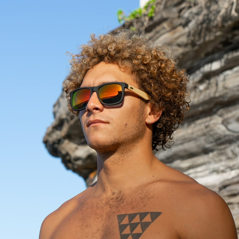 Panama Jack Premium Polarized Classic Matte Surf Sunglasses
