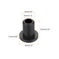 thumbnail image 2 of 50Pcs T Shape Rubber Grommet Mount Dia 5mm ID 3mm H 8.5mm Black Seal Protection Cable Grommets Cable Pipe, 2 of 5