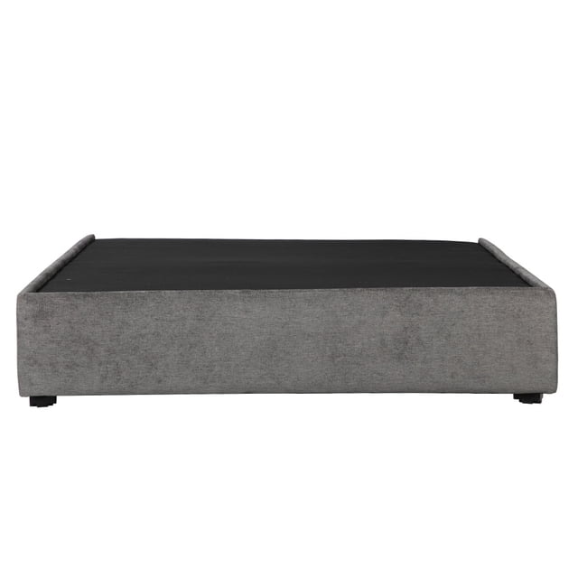 Box Base Cama Queen Size Gris Oscuro DICASA Nizzo