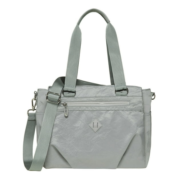 Bolso de mano para mujer: bolso de hombro elegante y funcional y bandolera(2515-GRIS CLARO)