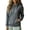 A-Dark Gray, variant on SYwaren Oversized Pullover for Women Half Zip Sweatshirt Long Sleeve Casual Solid Color Pockets Fall Winter Tops
