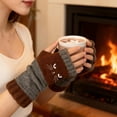 thumbnail image 6 of Osdhezcn Comfortable Knit Gloves Combining Warmth Flexibility For Comfort In Winter Weather For Walking Errands And Daily Use, 6 of 19