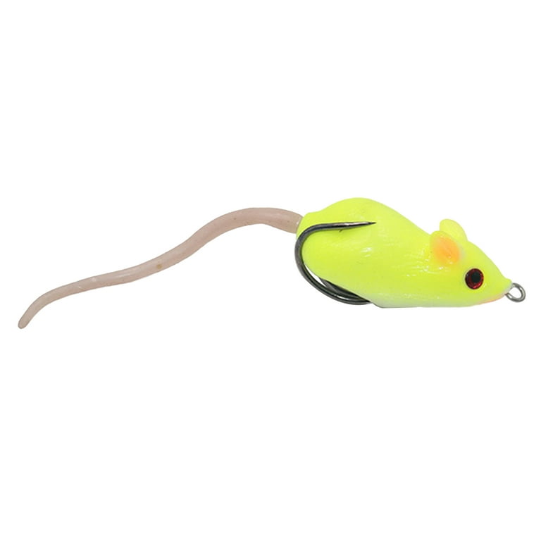 Lomubue Lure Realistic Vivid Rubber Freshwater Saltwater Bait for Snakehead  