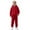 Brick Red, variant on Quealent Boys Sweat Suit Set - 2 Piece Soft Fleece Pullover Hoodies and Athletic Cargo Jogger Sweatpants for Boys Gray for Size 3-4 Years