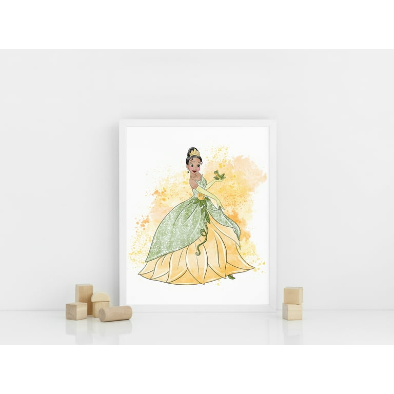 Disney Princesses, Disney Poster, Princess Print, Baby Room Decor