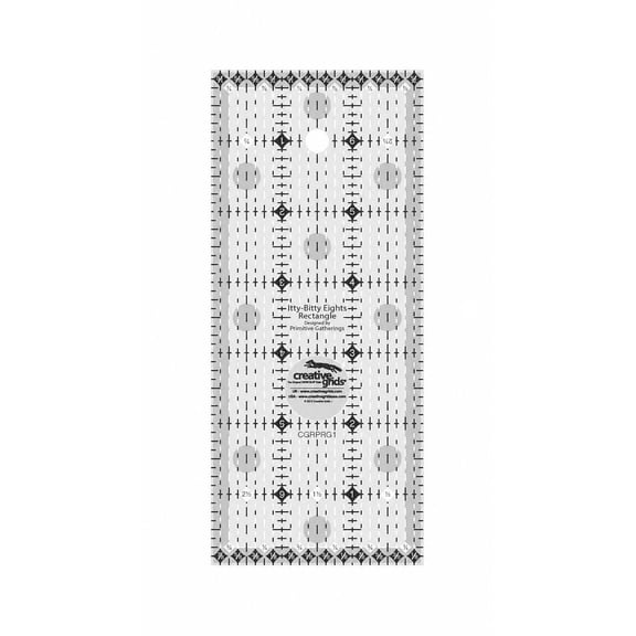 Creative Grids Quilt Ruler Itty-Bitty Eights 3in x 7in Rectangle