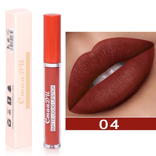 Brillo de labios mate de terciopelo de larga duración para mujer, lápiz labial líquido, maquillaje de labios, belleza roja, taza antiadherente, brillo de labios resistente al agua, YZL2