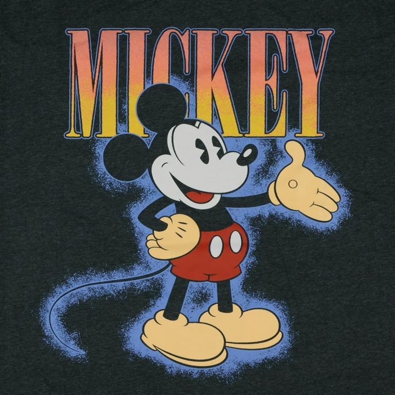 Disney Mickey Mouse T-Shirt Men's Outstretched Hand Aura Glow