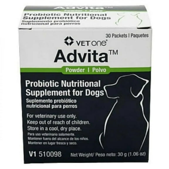 VetOne Advita Probiotic Nutritional Supplement Powder for Dogs