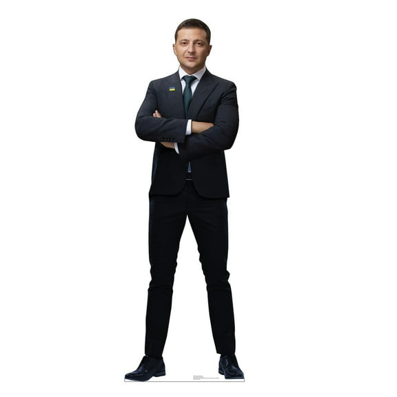 Advanced Graphics 3873 68 x 22 in. Life-size Cardboard Cutout of President Volodymyr Zelenskyy