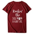 thumbnail image 3 of Chemises à Manches Courtes pour Femmes Hauts d'Été Tendance 2023 T-Shirt Imprimé Mode Décontracté Blouse Imprimée, 3 of 4
