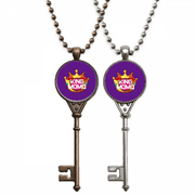 Brazilian Carnival King Character Key Necklace Pendant Jewelry Couple Decoration