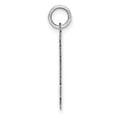 thumbnail image 2 of Sterling/Silver Rhodium-plated Polished Number 64 Charm QMS64, 2 of 4