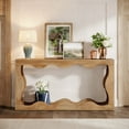 thumbnail image 4 of Finmind 63 Inches Farmhouse Console Table with Storage, Couch Table Behind Sofa, 4 of 7