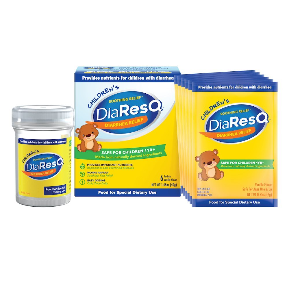 DiaResQ Childrens 6 Count Soothing Fast Diarrhea Relief for Kids ...