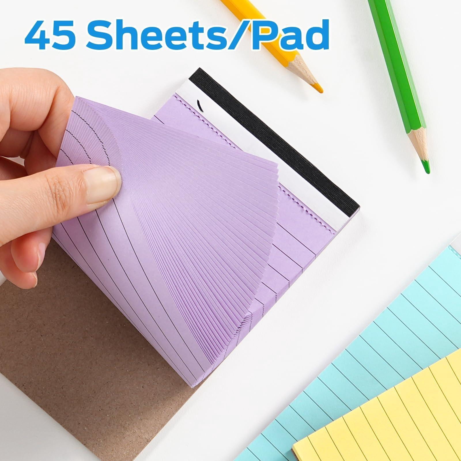 36 3x5 Note Pads  45 Sheets Per College Ruled Mini Writing 80gsm Colored Paper 1620 Multicolor Cute Notepads For Gift