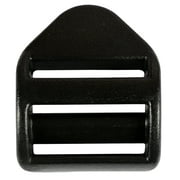 Strapworks 3/4 Inch Plastic Strap Adjuster Buckles - Black Slider Lock Buckle Great for Backpack and Utility Straps - 25 Pack