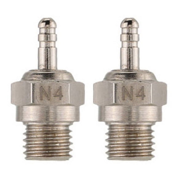 2X N4 Glow Plug for 1/10 Rc Car Boat
