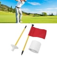 thumbnail image 1 of Pin Flag Hole Cup Set, Flags Hole Pole Cup Set  Flagstick with Tear  Flag Portable   Yard Practice Set for Home Use, 1 of 8