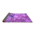 thumbnail image 2 of Ahgly Company Indoor Rectangle Abstract Purple Modern Area Rugs, 7' x 10', 2 of 4