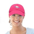 thumbnail image 5 of DALIX Planet Saturn Ball Cap Embroidered Hat in Hot Pink, 5 of 6
