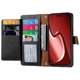 thumbnail image 2 of For iPhone 16 Pro Max Case RFID Blocking Zipper Pocket Leather Wallet Phone Cover - Black, 2 of 5