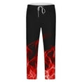 thumbnail image 5 of Wavsuf Men's Sweatsuits Set 2 piece Jogger Set for Men Tight Shirt Sweatshirt and Sweatpants Red Size M, 5 of 7