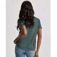 thumbnail image 4 of Hanes Originals Women's Tri-Blend T-Shirt, Relaxed Fit Cactus Heather XS, 4 of 5