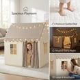 thumbnail image 4 of PigPigPen Kids Play Tent Indoor with Mat & Star Lights: Toddler Girl Tent & Playhouse - Kids Toys for Boy Girl Birthday Gift, 4 of 8