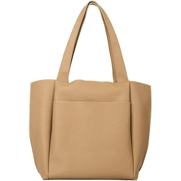 CoCopeaunt Retro PU Leather Hobo Tote Bag for Women Chic Shoulder Bag Purse Large Capacity