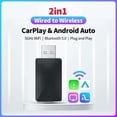 thumbnail image 1 of Wireless CarPlay Adapter - PRUMYA - Mini Box 2 in 1 - Bluetooth 5.5 - Compatible with 99% cars - Plug and Play, 1 of 1