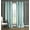 Aqua Blue, variant on Bali Faux Silk Grommet Window Curtain Set