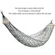 thumbnail image 2 of Nylon Mesh Rope Hammocks, Outdoor, Garden, Swing, Bed, Portable Camping Hammock for Garden, Beach, Yard, Travel, 2 of 5