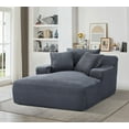 thumbnail image 4 of Modern Corduroy Oversized Chaise Lounge Chair 85cm for Living Room & Bedroom, No Assembly Needed, 4 of 9