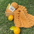 thumbnail image 5 of Estako Cozy Thick & Quick Yarn (3 Skeins Pack) 20% Wool 80% Acrylic Soft Super Bulky Weight #6 Knitting and Crocheting Yarn (3 x 3.52 Oz) / (3 x 65 Yrds) (52099-Dark Orange), 5 of 5