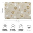 thumbnail image 3 of Dog Paw Footprint Bathroom Rugs Mat,Non Slip Microfiber Bathroom Rug,Rubber Backing,Soft Bathroom Mats for Bathroom Floor,Tub and Shower,17x27in(43x68cm), 3 of 5