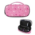 thumbnail image 4 of Jiueut Breast Cancer Insulin Storage Bag Pink Ribbon Insulin Bags for Women Insulin Cooler Bag Cooling Storage Carrying Pouch Storage Bags with Zipper Diabetic Supply Bag, 4 of 7