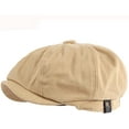 thumbnail image 3 of CoCopeaunts Newsboy Cap Spring Autumn Flat Cap Men Vintage Artist Painter Beret Hat Retro Octagonal Newsboy Hats for Women, 3 of 7