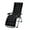 Black, variant on YEERSWAG  Non Slip Padded Lounge Chaise Cushion with Ties, 67 in. x 21 in.  x 3 in. (Chair Not Included)