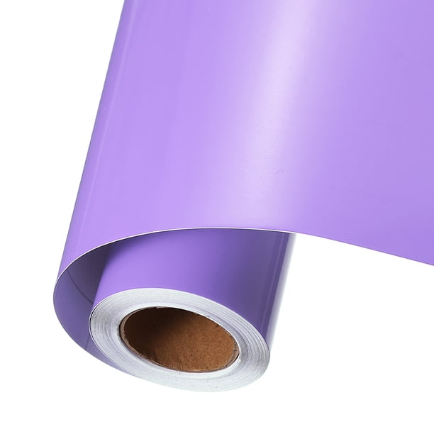Vinilo Permanente Morado Uxcell, Rollos de Vinilo Adhesivo de 10 Pulgadas x 14 pies para Corte de Calcomanías, Señales, Álbumes de Recortes, Manualidades DIY, Decoración del Hogar