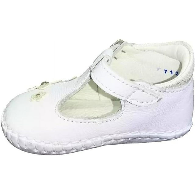 Zapatos para Bebe niña de Vestir para niña 12 18 y 24 Meses Casual con Flores Blanco (Blanco, Sistema Tallas Calzado JP, Niño (0-5 años), Medición, 11.0 cm)
