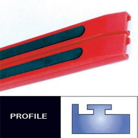 - Hiperfax 51 Profile #11 Teflon Slides - 49-1/2in. - Red