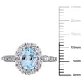 thumbnail image 3 of Everly Women's Topaz 14k White Gold Ring, 3 of 8